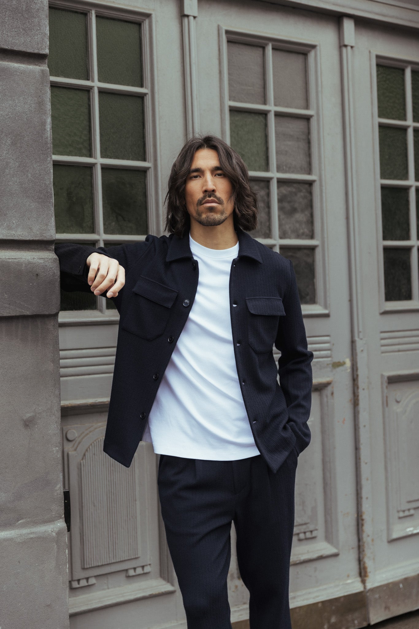 Modelshot / Navy / Detail